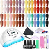 JODSONE kit esmalte gel 32 colores con luz ultravioleta para manicura