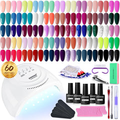 Esmalte gel JODSONE con 55 colores para manicuras versátiles en casa.