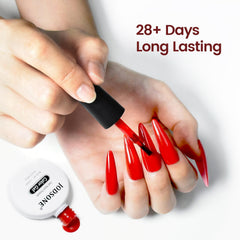 Lámpara LED en uso con JODSONE para curado rápido de uñas.