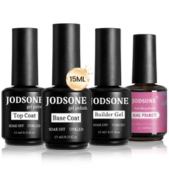 JODSONE nail-primer-15ml improves adhesion for smoother color.