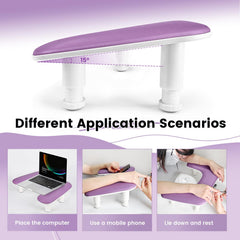 Reposabrazos ajustable de tres alturas de JODSONE para adaptar sesiones.