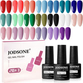 JODSONE set-gel-23-piezas-botellas, visión general del empaque para uñas en casa.