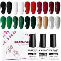JODSONE set gel esmaltes: 10 colores para uñas en casa