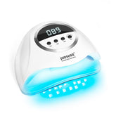 Lámpara JODSONE U V LED 320W para curado rápido de geles en uñas.