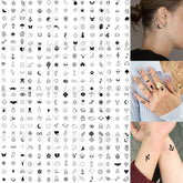 JOEHAPY tatuajes temporales bohemia con variedad de diseños, ideales para fiestas.
