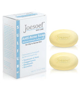 JOESOEF SKIN CARE sabón de azufre con salicílico, limpieza profunda para poros y piel propensa al acné.