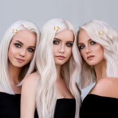 Clip anti-resbalante de estrella dorada Joez Wonderful: ideal para trenzas