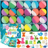 JOFEI bombes de bain pour enfants avec coffret et rangement pratique.