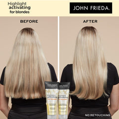 John Frieda Sheer Blonde fragancia cítrica que deja sensación fresca.