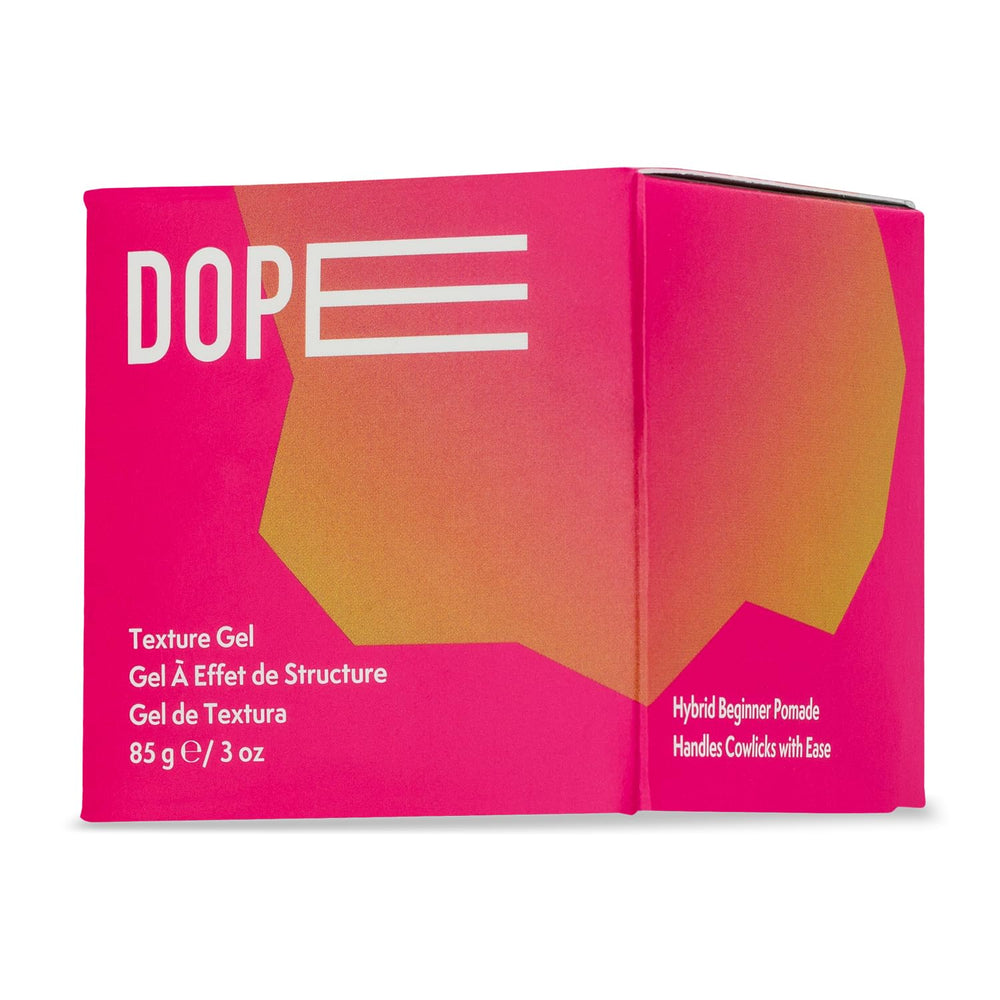 JOHNNY B. Dope Texture Gel, aplicación suave para peinados sin crujido.
