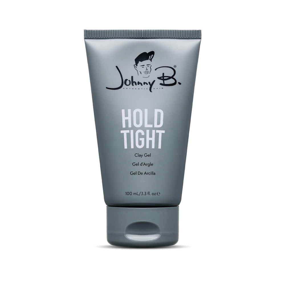 Johnny B. Hold Tight frente: gel de arcilla para definición suave y control flexible.