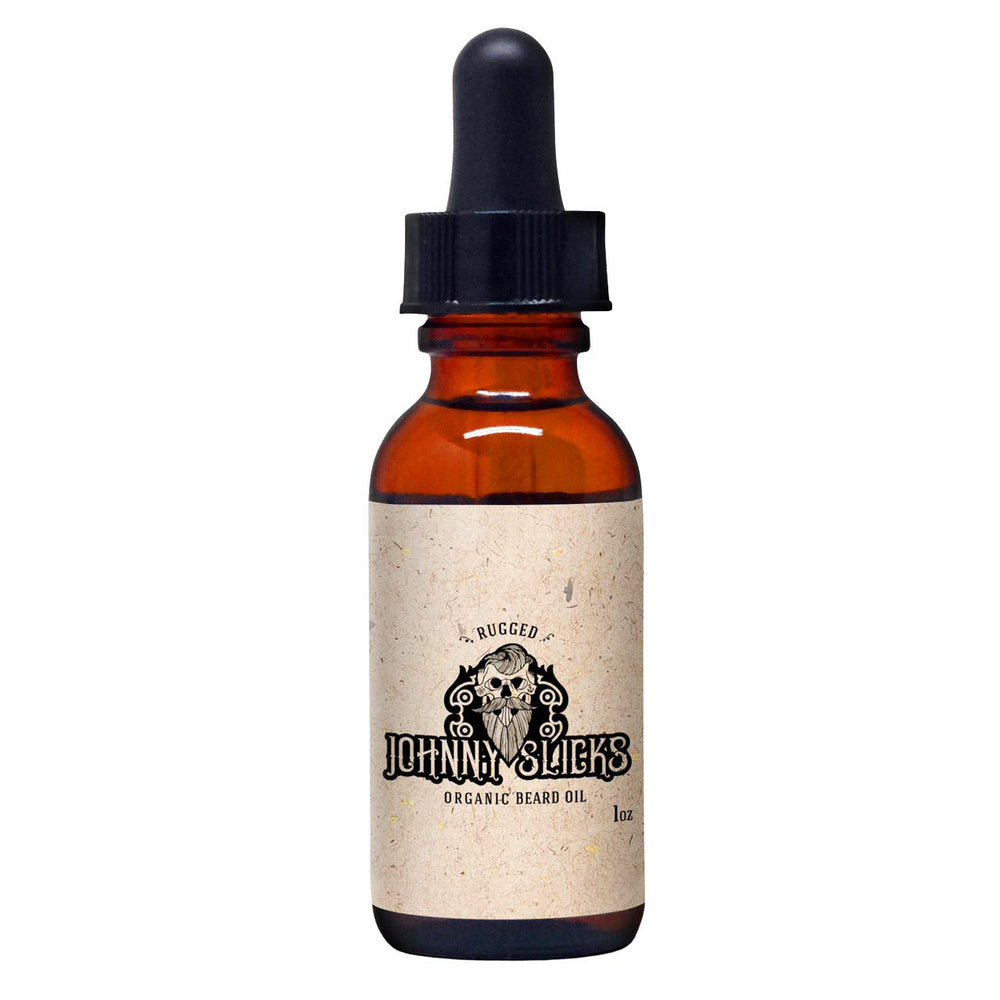 Johnny Slicks Aceite para barba: botella lista para uso suave y hidratante
