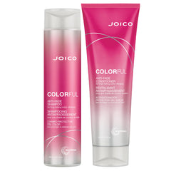 Joico Colorful Anti-Fade champú frente a la botella, protege el color y limpia suavemente