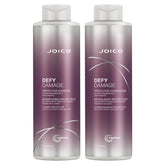 Joico Defy Damage champú, botella elegante que conserva el color.
