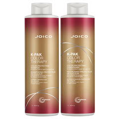 Joico K‑PAK Color Therapy champú, botella elegante para color seguro.