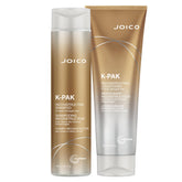 Joico K-PAK Daily Shampoo en botella frontal, limpieza suave para cabello débil.