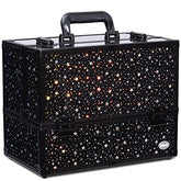Joligrace maleta maquillaje espacio grande para organizar labiales y bases con facilidad.