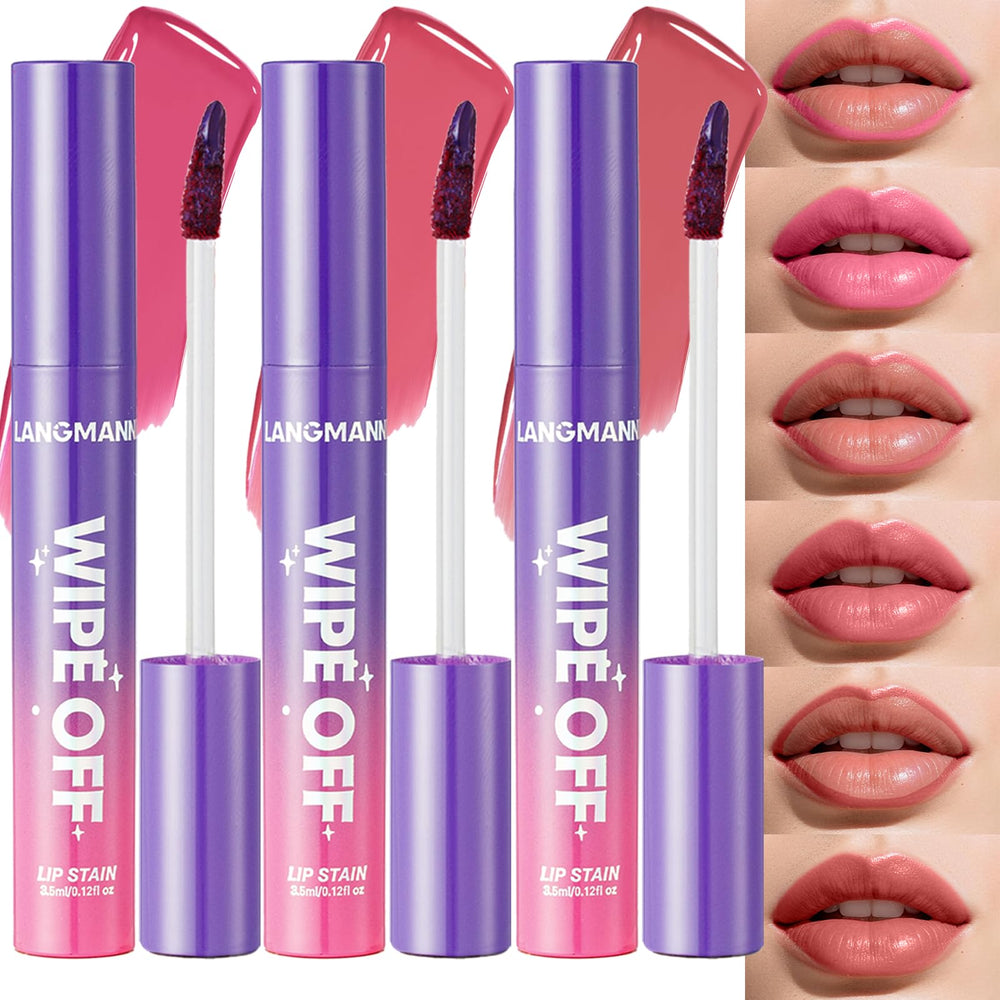 Jolilab Lip Stain Masque: empaque elegante con color duradero para todo el día.