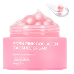 Cápsulas rosadas de Jorceray PDRN para crema facial nutritiva que hidrata