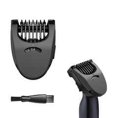 Guardia Ajustable de Jorvex muestra el rango 0,4–10 mm para barba y vello facial.