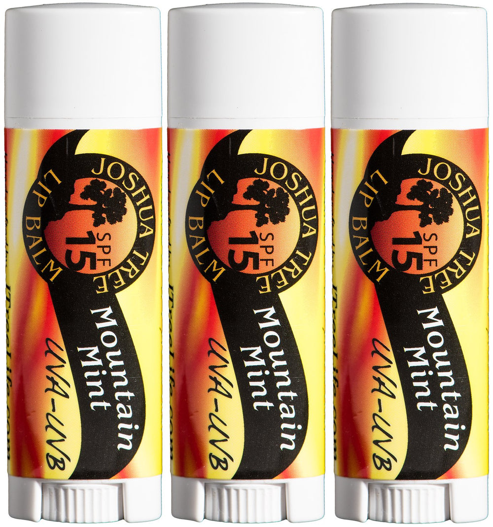 Bálsamo labial Joshua Tree en tubo Mountain Mint para hidratación y protección