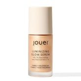 Jouer Gotas iluminadoras para el rostro brindando brillo natural y hidratación.