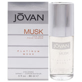 Jovan Platinum Musk, frasco de pulverizador de 3 onzas para uso diario