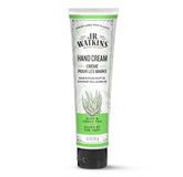 Crema de manos J.R. Watkins con aloe y té verde, hidratación para piel suave.