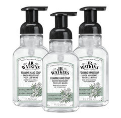 J.R. Watkins jabón espuma con dispensador, aroma eucalipto, hidrata las manos.