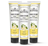 La crema de manos J.R. Watkins con aroma de limon ofrece hidratación suave para la piel.