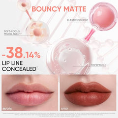 JUDYDOLL textura seda en labial, deslizamiento suave para un look perfecto.