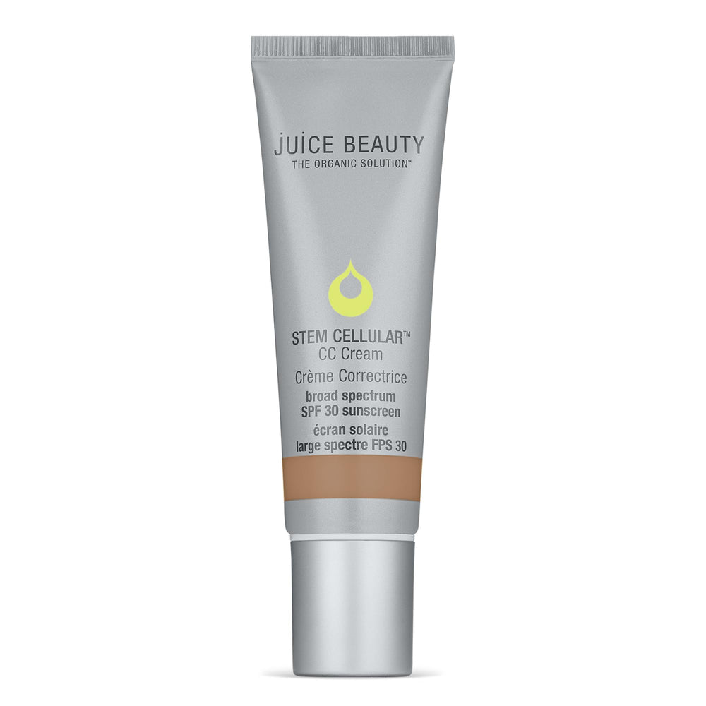 Juice Beauty Stem Cellular CC Cream SPF 30 Warm Glow envase, uso cómodo y tono uniforme