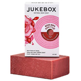 JUKEBOX Jabón Rosa Mosqueta: fragancia suave para ducha diaria y piel hidratada.