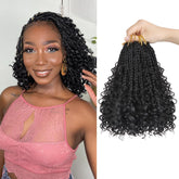 Julen Goddess Box Braids cabellos bohemios 8 pulgadas para un look suave y elegante