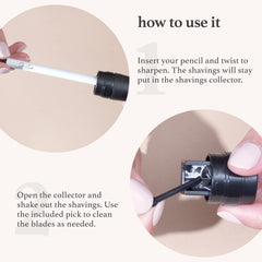 Julep afilador de lapiz labios: borde fino para trazos controlados y uniformes