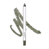 Lápiz Julep verde cristal marino mate desliza suave para delineado preciso