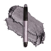 Sombra de ojos Julep crema-polvo gris humo con brillo para looks duraderos.