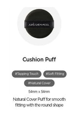 JUNG SAEM MOOL Cushion Puff curvas-piel para un difuminado suave.