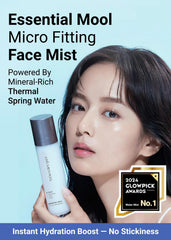 Neblina ultrafina de Jung Saem Mool aporta brillo dewy y acabado luminoso.