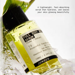 Textura gel refrescante de JUNO & CO. para el cuerpo.