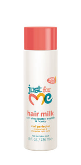 Just For Me Crema rizos 8oz, definición suave para rizos naturales.
