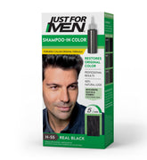 Just for Men Champú Coloración: botella de aplicación para cobertura rápida y natural.