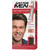 Just For Men Easy Comb-In Color con tubo y aplicador, cobertura rápida de canas.