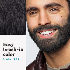 Fórmula con keratina, biotina y aloe para nutrir la barba.