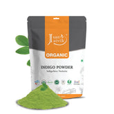 Just Jaivik Indigo en envase de aluminio para preservar la frescura