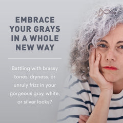 Just Nutritive acondicionador para cabello gris con dosificador para aplicación suave