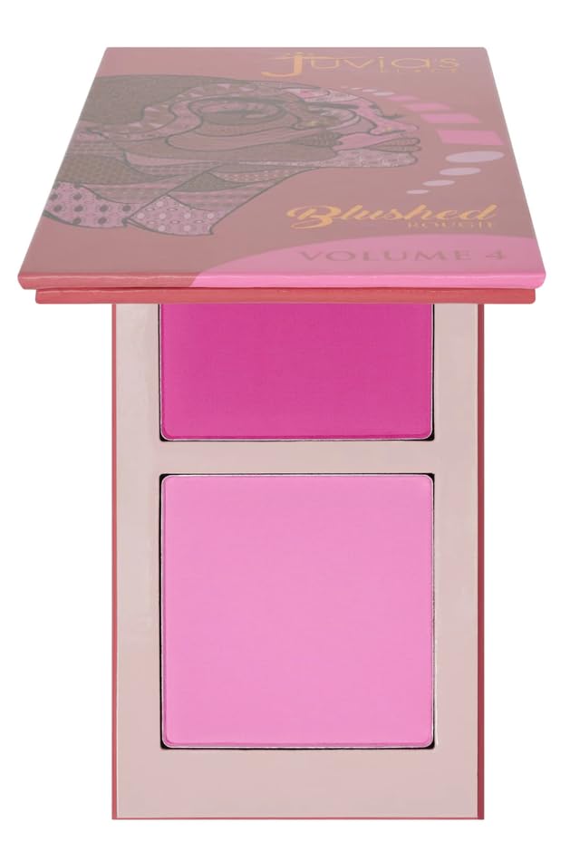 Juvia's Place Blushed Duo Blush: tonos rosados duales para un rubor natural y buildable