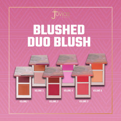 Juvia's Place Blushed Duo Volume3, colores complementarios que elevan el rubor para tu rostro.