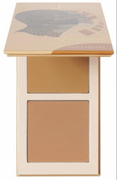 Juvia's Place Bronzed Duo Medio: polvo bronceador mate suave para bronceado natural.