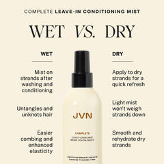 Etiqueta de JVN destacando proteccion UV y sin silicona